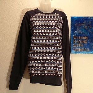 NWOT! COMPANY EIGHTY ONE UNISEX TRIBAL PRINT SWEATSHIRT
